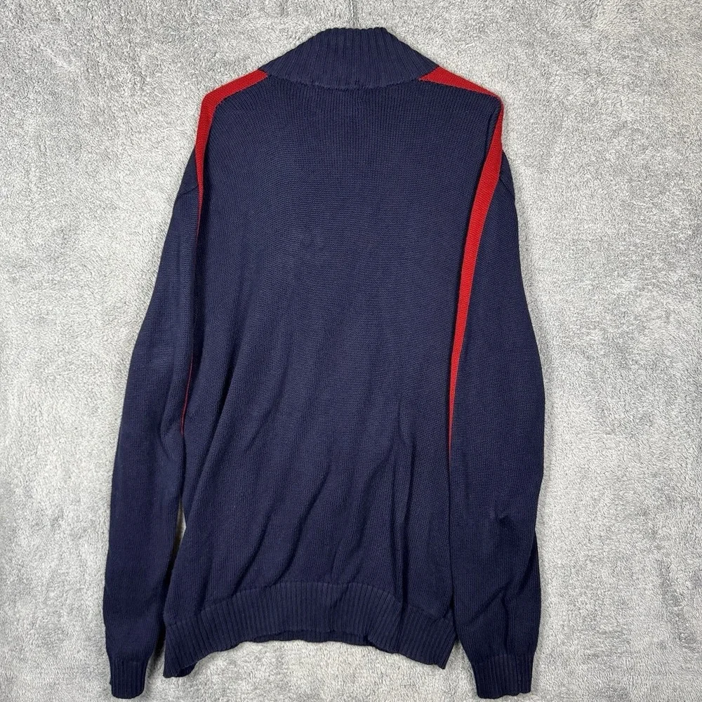Ralph Lauren Sweater Mens 2XL XXL Vintage Polo Rugby Track Knit Pullover Jumper